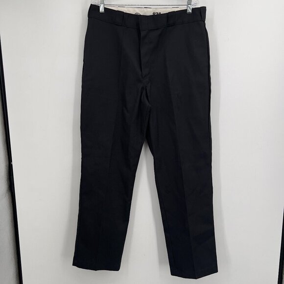 Dickies 874 Original Fit Work Pants Black Mens 38x32 NWT - Picture 1 of 12